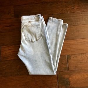 Banana Republic Ultra High Rise Button Up Skinny